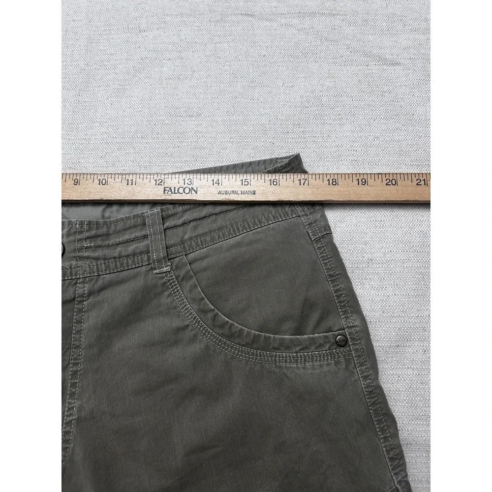 Kuhl Vintage Patina Dye Hiking Shorts Men's 34 Brown Outdoor Trail Casual